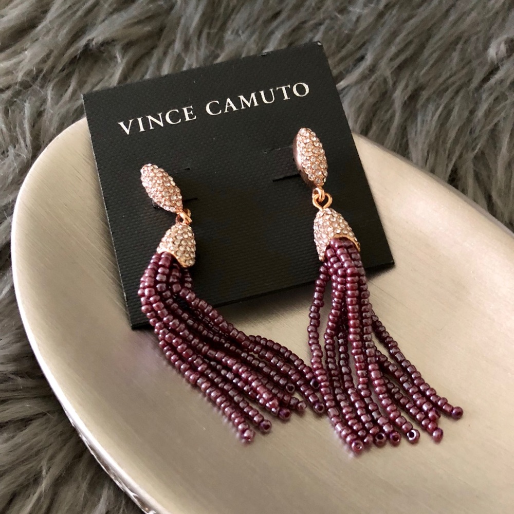 NWT Vince Camuto Rose Gold/Purple Dangle